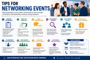 tips for networking events