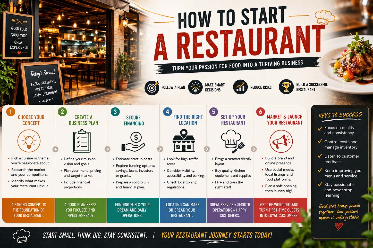 how to start a restaurant
