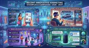 recent innovative marketing examples campaigns 2026 2027