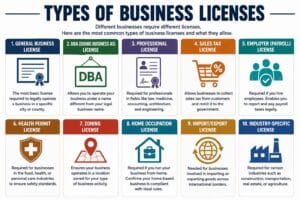 types of business licenses