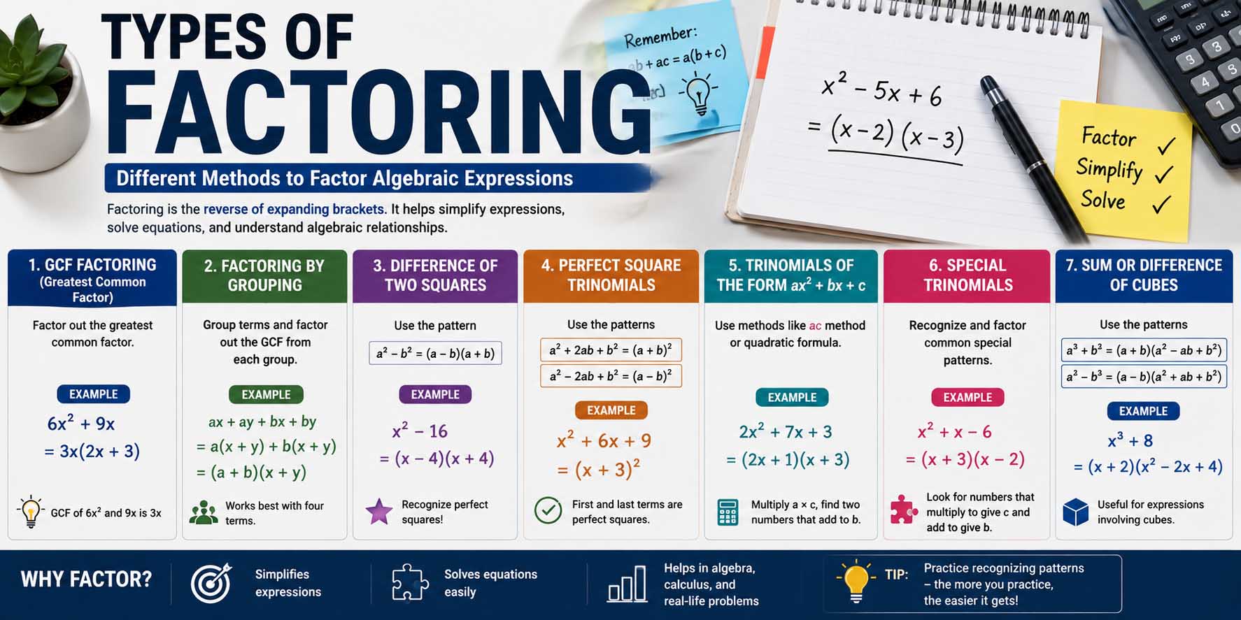 types of factoring